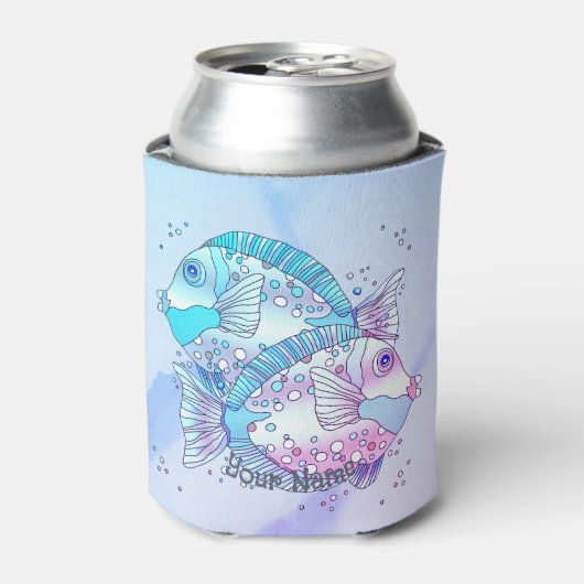 ブルーフィッシュ 缶クーラー (缶正面)