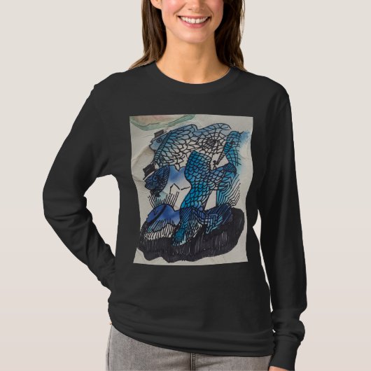 ブルーフィッシュ 長袖Tシャツ Tシャツ (正面)