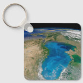 ブルーフィトプランクトン開花インザブラックシー キーホルダー (正面)