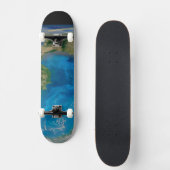 ブルーフィトプランクトン開花インザブラックシー スケートボード (正面)