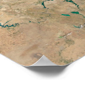 ブルーフィトプランクトン開花インザブラックシー ポスター (角)