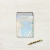 ブルーフィトプランクトン開花インザブラックシー ポストイット (デスク上)