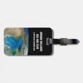 ブルーフィトプランクトン開花インザブラックシー ラゲッジタグ (裏面横)