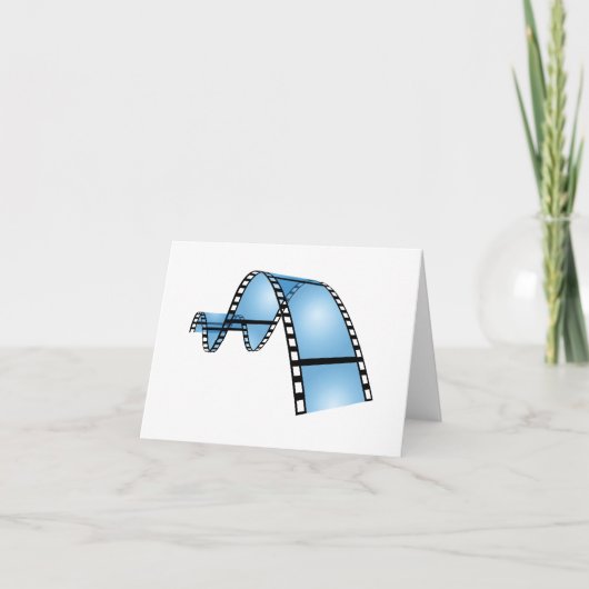 ブルーフィルムストリップ サンキューカード (正面)