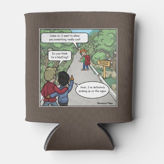 ブルーフィングおもしろいクーラーボックス 缶クーラー (正面)