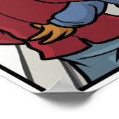 ブルーフィングおもしろいポスター ポスター (角)