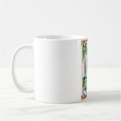 ブルーフィールズ、ジャマイカビーチバケーションポスター。 コーヒーマグカップ (左)