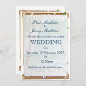 ブルーフィールズ、ジャマイカビーチバケーションポスター。 招待状 (正面/裏面)