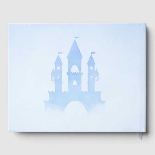 ブルーフェアリーのお城の赤ちゃんシャワーゲストブック ゲストブック (裏面)