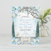 ブルーフェアリーエンチャントガーデンキンセアニェラ 招待状 (スタンド正面)