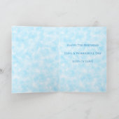 ブルーフェアリードーターセブン誕生日 カード (内部)