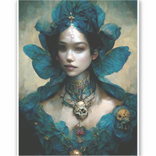 ブルーフェアリーファンタジーアートシール シール (正面)