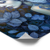 ブルーフェアリーファンタジーアート ポスター (角)