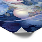 ブルーフェアリーファンタジーアート ポスター (角)