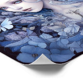 ブルーフェアリーファンタジーアート ポスター (角)