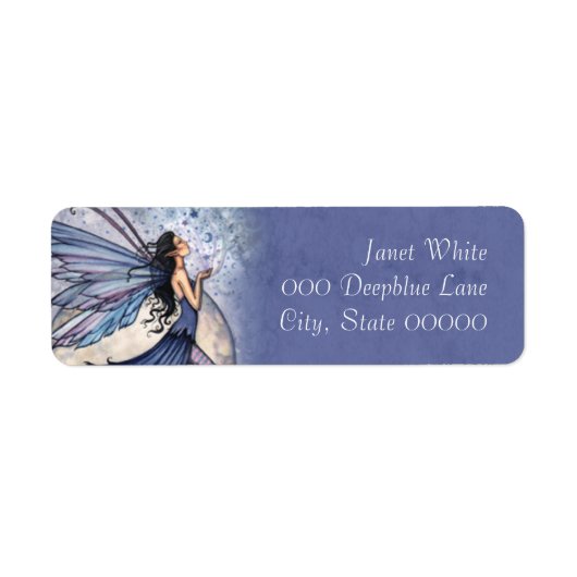 ブルーフェアリーファンタジーアート ラベル (正面)