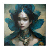 ブルーフェアリーファンタジーセラミックタイル タイル (正面)