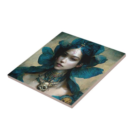 ブルーフェアリーファンタジーセラミックタイル タイル (側面)