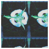 ブルーフェアリーリリー ファブリック (クローズアップ)