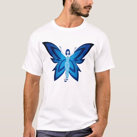 ブルーフェアリーTシャツ メンズ Tシャツ (正面)