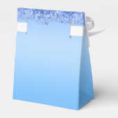 ブルーフェイクグリッター16th誕生日ありがとう フェイバーボックス (裏面サイド)