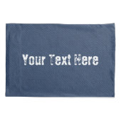 ブルーフェイクジーンズ枕ケカスタムース 枕カバー (裏面)