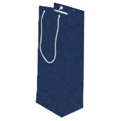 ブルーフェイクデニム抱き枕 ワインギフトバッグ (裏面アングル)