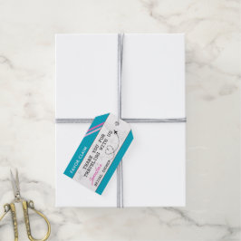 ブルーフェイスクレームブライダルシャワー ギフトタグ