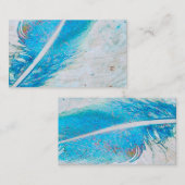 ブルーフェザーの名刺カスタムテンプレート 名刺 (正面/裏面)