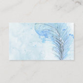 ブルーフェザーカスタム名刺テンプレート 名刺 (裏面)