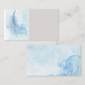 ブルーフェザーカスタム名刺テンプレート 名刺 (正面/裏面)