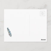 ブルーフェザー – 何もしの秋?感動的引用文 ポストカード (裏面)