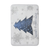 ブルーフェスティバルクリスマスツリーバスマット バスマット (正面縦)