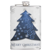 ブルーフェスティバルクリスマスツリーフラスコ フラスク (正面)