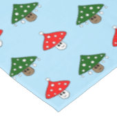 ブルーフェスティバルマッシュルームテーブルクロス テーブルクロス (アングル)