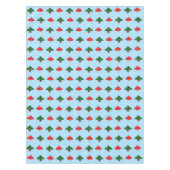 ブルーフェスティバルマッシュルームテーブルクロス テーブルクロス (正面)