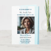 ブルーフエレガントァブリック死亡忌引サービス プログラム (正面)