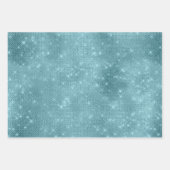 ブルーフォイルフェイクミックスとマッチ2 ラッピングペーパーシート (正面3)