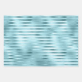 ブルーフォイルフェイクミックスとマッチ2 ラッピングペーパーシート (正面)