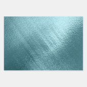 ブルーフォイルフェイクミックスとマッチ2 ラッピングペーパーシート (正面3)