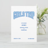 ブルーフォックスグロッターバツイチ女子旅行 バチェロレッテパーティー 招待状 (スタンド正面)