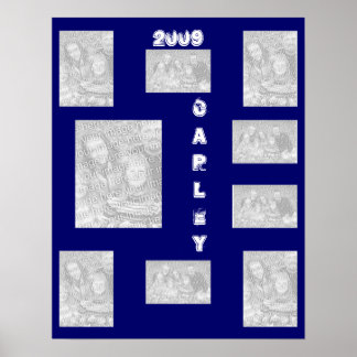 ブルーフォトコラージュ2009 ポスター