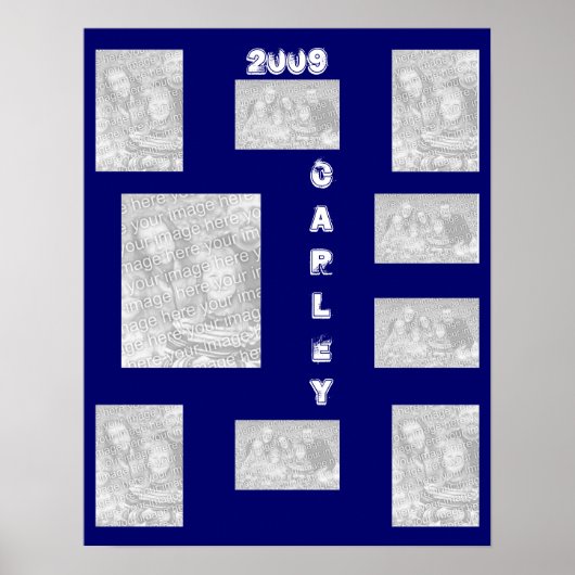 ブルーフォトコラージュ2009 ポスター (正面)