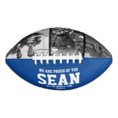 ブルーフォトサッカー記念パパ アメリカンフットボール (正面)
