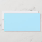 ブルーフォトブースコラージュ セーブザデート (裏面)