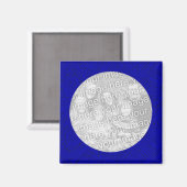 ブルーフォトマグネットテンプレート マグネット (正面/裏面)