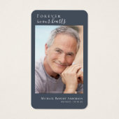 ブルーフォトメモリアル祈りの言葉カード (正面)