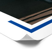 ブルーフォトモダン卒業 ポスター (角)