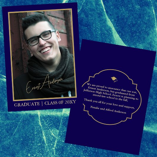 ブルーフォトモダン大学院卒業発表 招待状