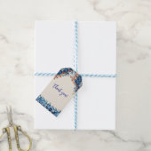 ブルーフォラル ギフトタグ (より糸付き)